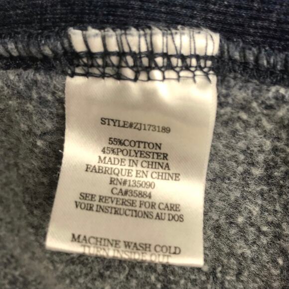 NWT Z Supply Full Zip Hoodie Blue Ride + Reflect R+R Sweatshirt Pockets Size XS - Picture 9 of 11